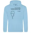 Жіноча толстовка (худі) Степан Бандера Блакитний фото
