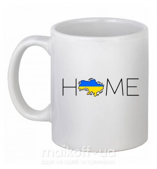 Чашка керамическая Ukraine home Белый фото