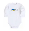 Дитячий бодік Ukraine home Білий фото