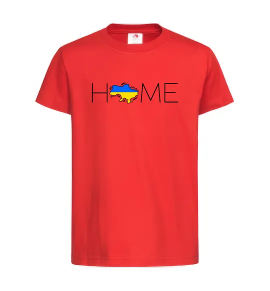 Детская футболка Ukraine home Красный фото