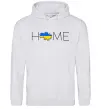 Жіноча толстовка (худі) Ukraine home Сірий меланж Жіноча толстовка (худі) Ukraine home Сірий меланж фото