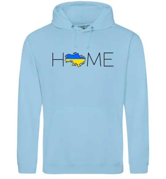 Жіноча толстовка (худі) Ukraine home Блакитний фото