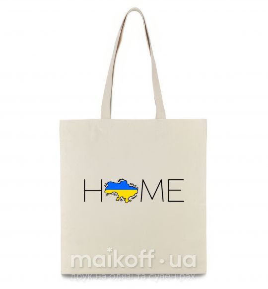 Еко-сумка Ukraine home Бежевий фото