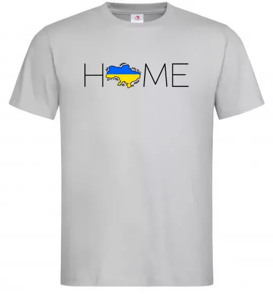 Мужская футболка Ukraine home Серый фото