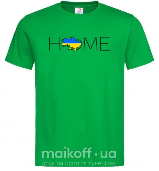 Мужская футболка Ukraine home Зеленый фото