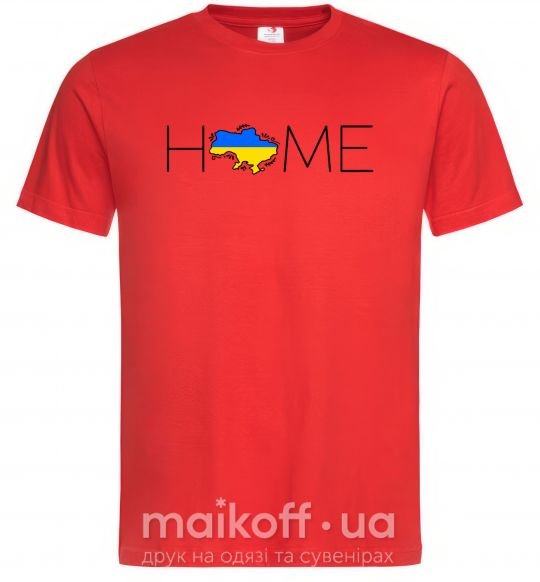 Чоловіча футболка Ukraine home Червоний фото