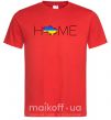 Мужская футболка Ukraine home Красный фото