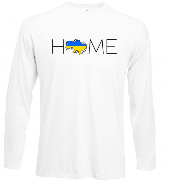 Лонгслів Ukraine home Білий фото