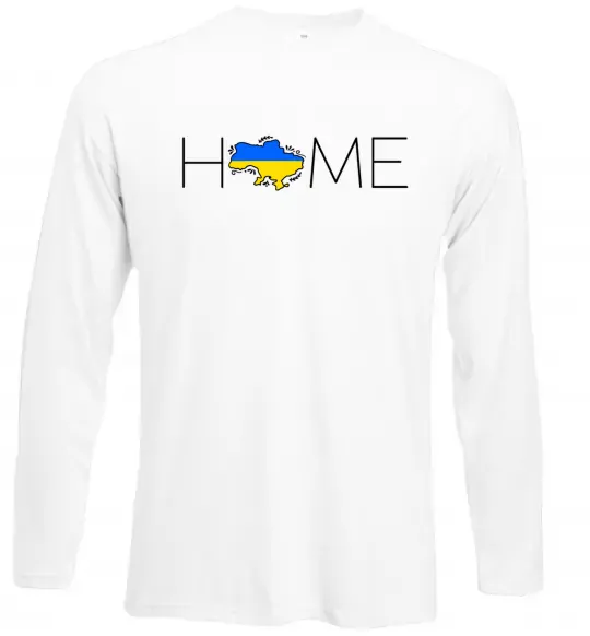 Лонгслив Ukraine home Белый фото