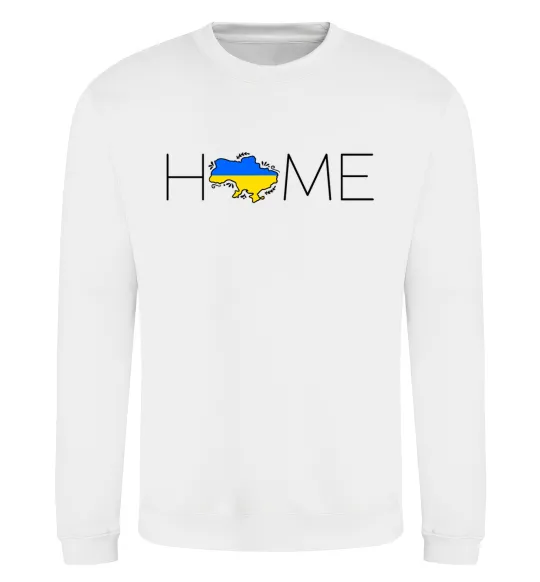 Свитшот Ukraine home Белый фото