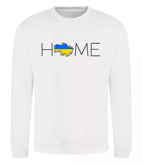 Свитшот Ukraine home Белый фото