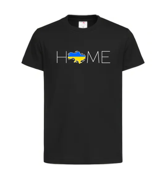 Детская футболка Ukraine home Черный фото