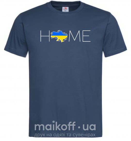 Мужская футболка Ukraine home Темно-синий фото