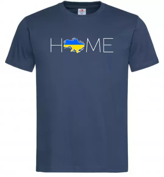 Мужская футболка Ukraine home Темно-синий фото