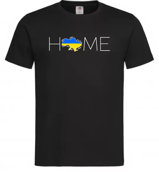 Мужская футболка Ukraine home Черный фото