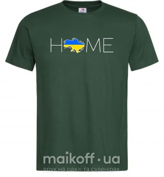 Мужская футболка Ukraine home Темно-зеленый фото