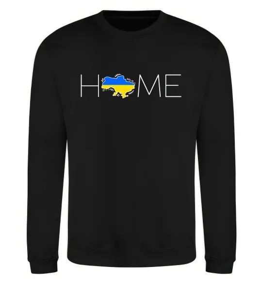 Свитшот Ukraine home Черный фото