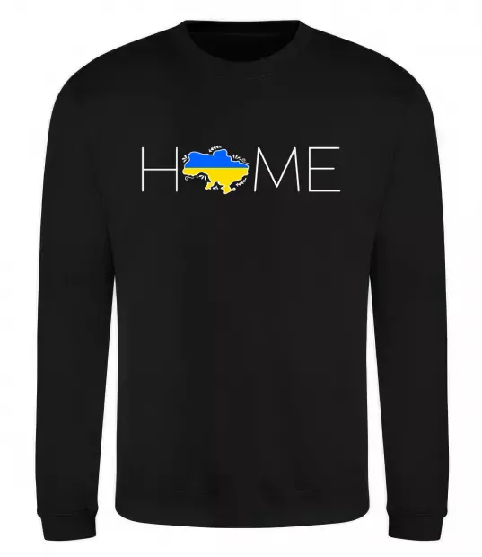 Свитшот Ukraine home Черный фото