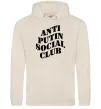Женская толстовка (худи) Anti putin social club Таш Женская толстовка (худи) Anti putin social club Таш фото