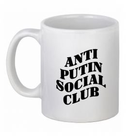 Чашка керамічна Anti putin social club Чашка керамічна Anti putin social club