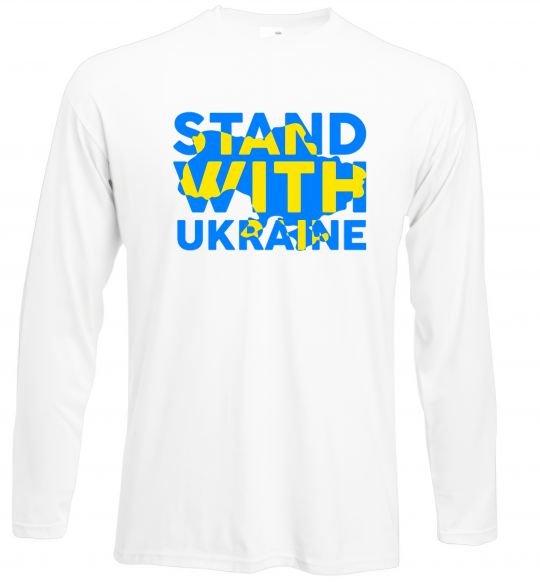 Реглан Stand with Ukraine Белый фото