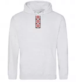 Женская толстовка (худи) Curvy Ukraine Logo Серый меланж фото