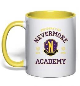Чашка с цветной ручкой Nevermore academy