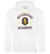 Мужская толстовка (худи) Nevermore academy Белый фото