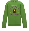 Детский Свитшот Nevermore academy Лаймовый фото