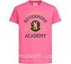 Детская футболка Nevermore academy Ярко-розовый фото