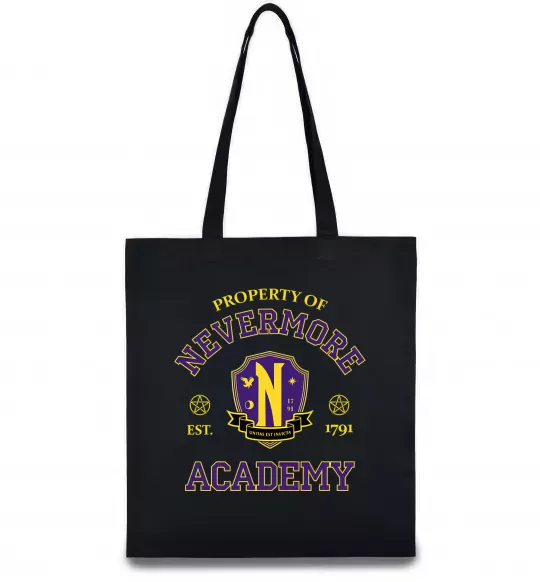 Эко-сумка Nevermore academy Черный фото