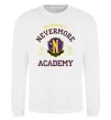 Свитшот Nevermore academy Белый фото