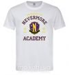 Мужская футболка Nevermore academy Белый фото