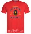 Мужская футболка Nevermore academy Красный фото