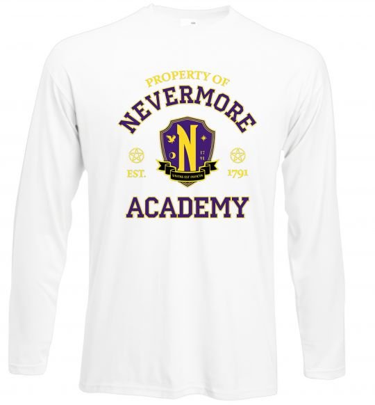 Реглан Nevermore academy Білий фото