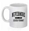 Чашка керамическая Nevermore vermont Белый фото
