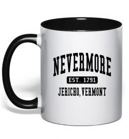 Чашка з кольоровою ручкою Nevermore vermont