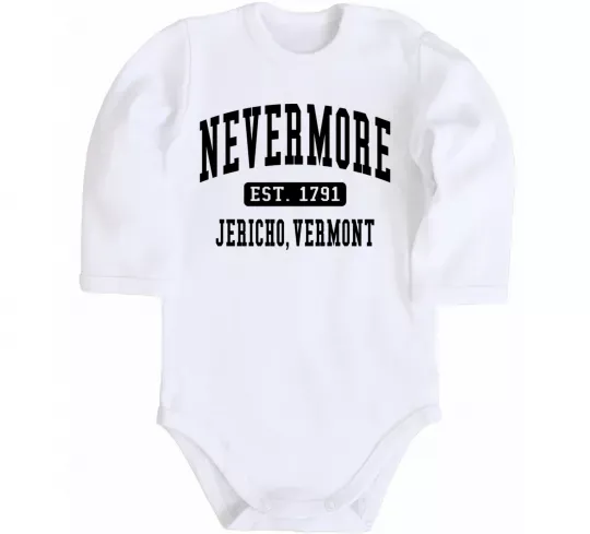 Дитячий бодік Nevermore vermont Білий фото