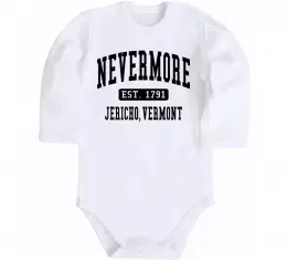 Детский боди Nevermore vermont Белый фото