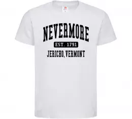 Дитяча футболка Nevermore vermont Білий фото