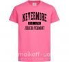Дитяча футболка Nevermore vermont Яскраво-рожевий фото