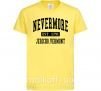 Детская футболка Nevermore vermont Лимонный фото