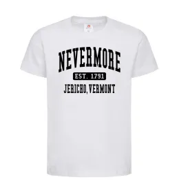 Детская футболка Nevermore vermont Белый фото