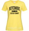 Женская футболка Nevermore vermont Лимонный фото