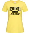 Жіноча футболка Nevermore vermont Лимонний Жіноча футболка Nevermore vermont Лимонний фото
