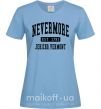 Женская футболка Nevermore vermont Голубой фото