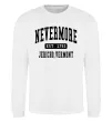 Свитшот Nevermore vermont Белый фото