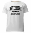 Мужская премиум футболка Nevermore vermont Белый фото