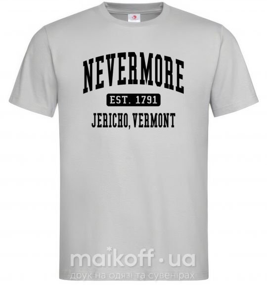 Чоловіча футболка Nevermore vermont Сірий фото