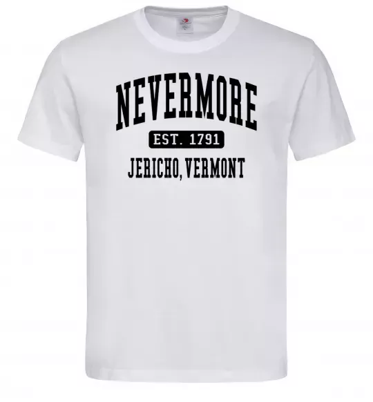 Мужская футболка Nevermore vermont Белый фото